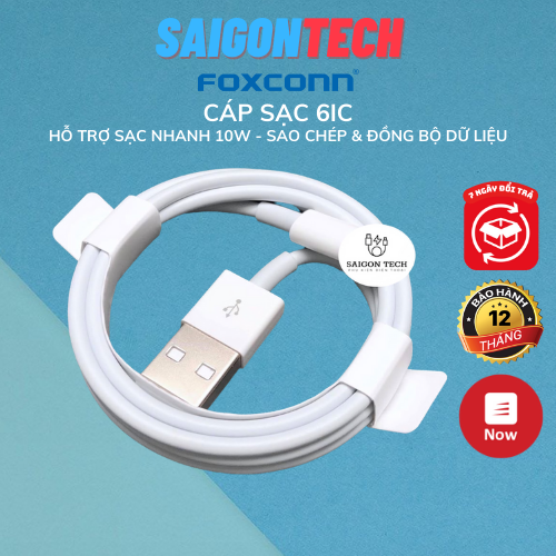 [HCM]Dây Cáp Sạc Usb to Lighting dùng cho Iphone 5/6/7/8/x/xs/11/12/ipad✔️FREESHIP BH 12 tháng