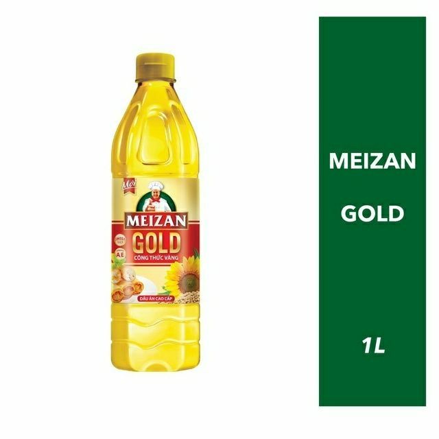 Dầu ăn cao cấp Meizan Gold chai 1 lít