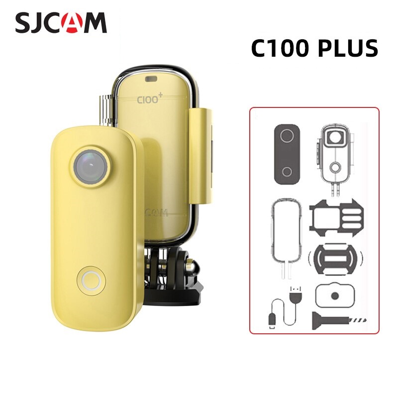 Camera hành trình siêu nhỏ SJCAM C100 Plus , độ phân giải video 4K/30fps - Hãng phân phối chính thức