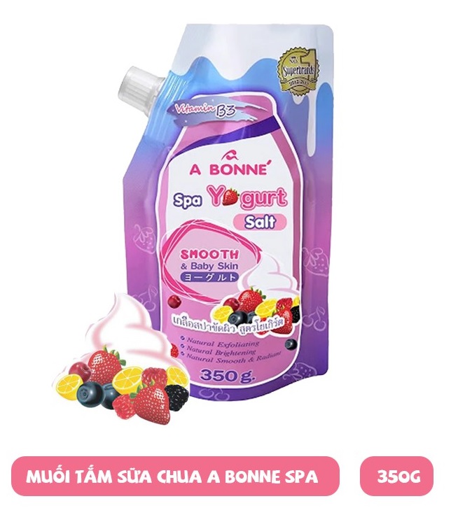 Muối tắm sữa bò tẩy tế bào chết A Bonne Spa Thái Lan - Yogurt 350gr