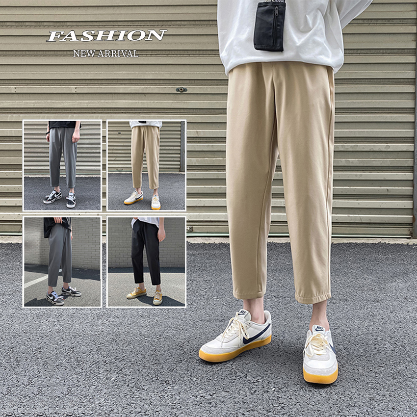 Quần Tây Âu Chinos Nam Dáng Baggy Baisc Kiểu Dáng Hàn Quốc Thanh Lịch Thời Trang SMARTLY GIRL JOGGER 9000066C4