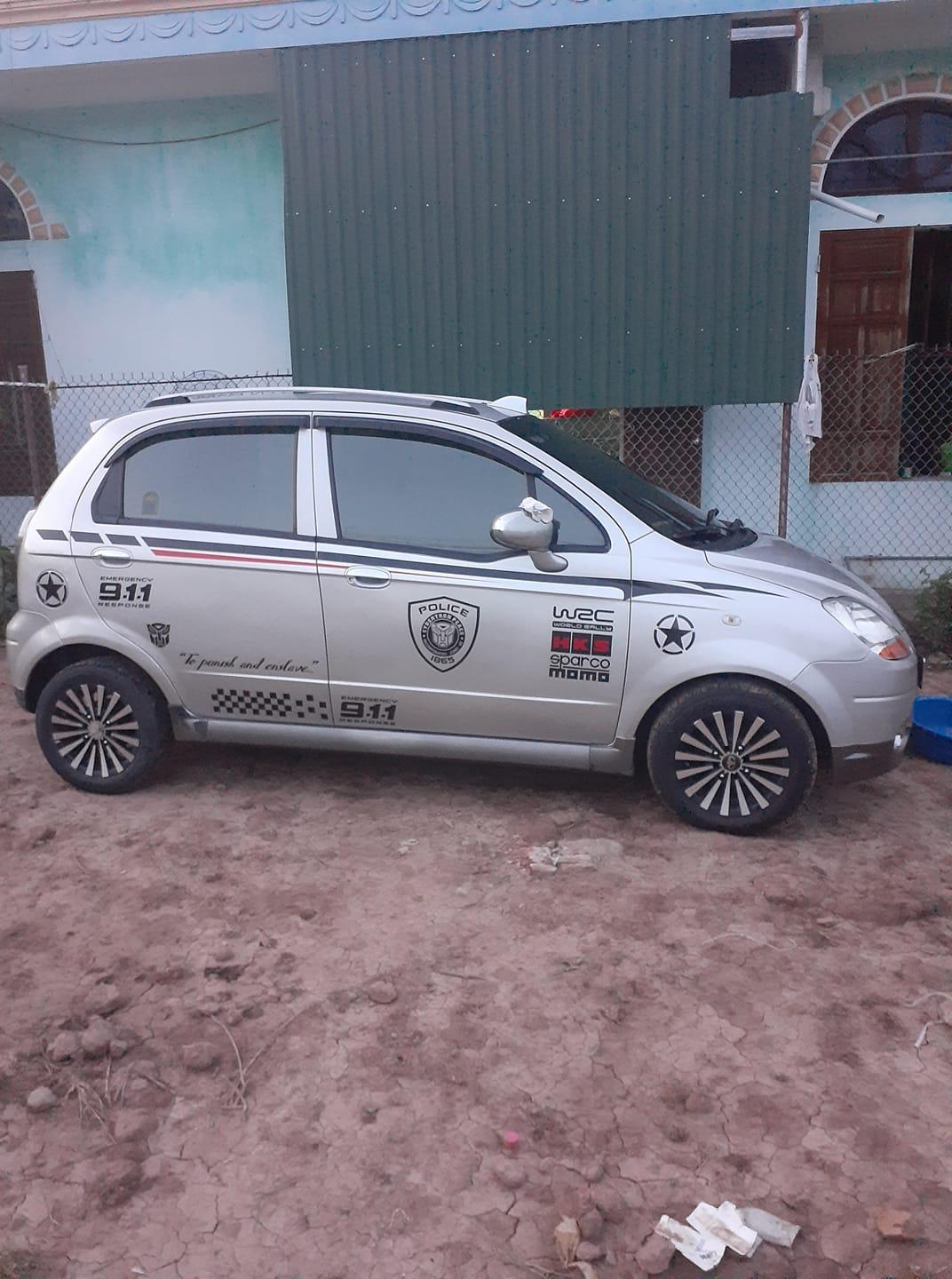 Tem Dán Xe Matiz Spark Bạc Thể Thao