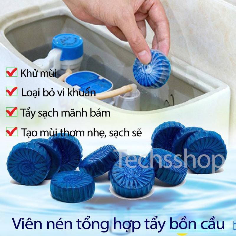 Combo 10 Viên tẩy bồn cầu - Viên nén tẩy bồn cầu dạng nén - Viên tẩy diệt khuẩn - Làm thơm bồn cầu - Viên tẩy vệ sinh bồn cầu - Viên làm thơm nhà vệ sinh