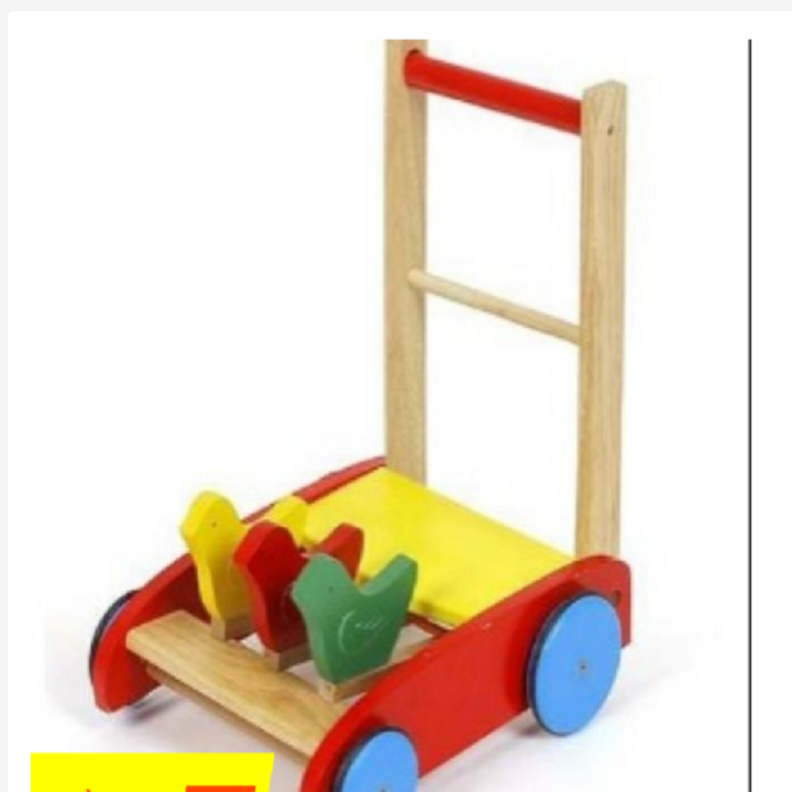 Xe tập đi gỗ hình con gà đáng yêu cho bé