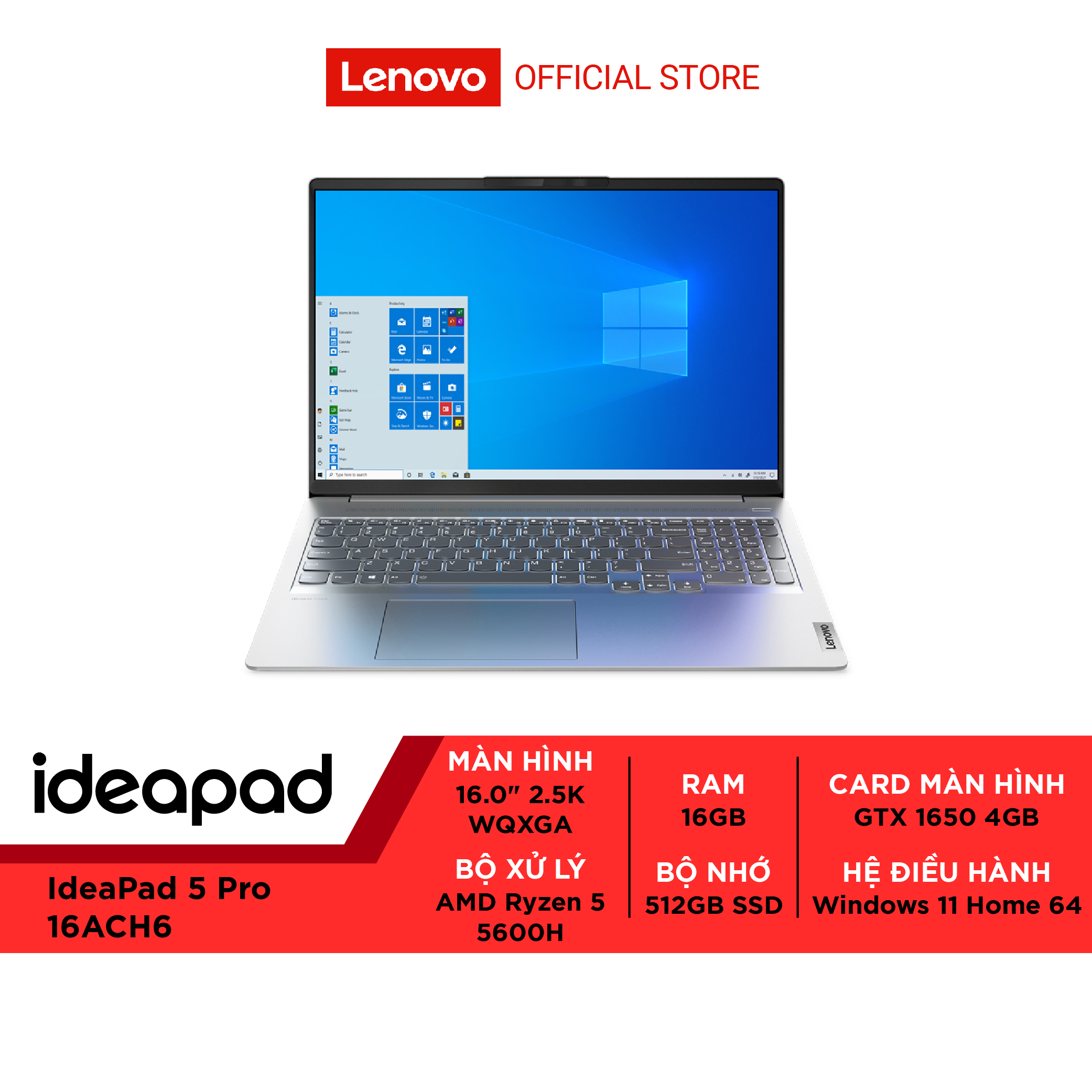 Laptop Lenovo IdeaPad Slim 5 Pro 14ACN6 82L700L7VN R7 -5800UI 16GB| 512GBI AMD Radeon| Win 11 Laptop Lenovo IdeaPad Slim 5 Pro 14ACN6 82L700L7VN R7 -5800UI 16GB| 512GBI AMD Radeon| Win 11