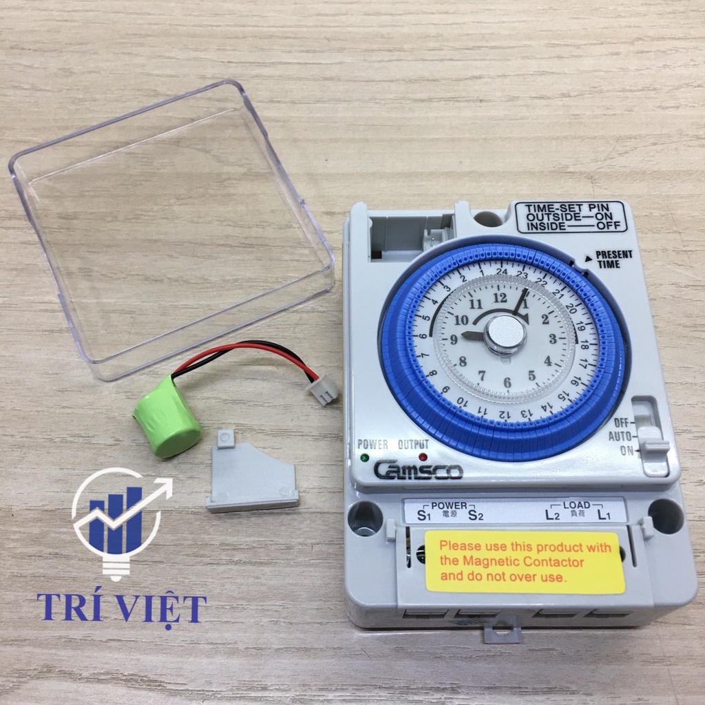 Công tắc hẹn giờ cơ rơle timer camsco model tb35n