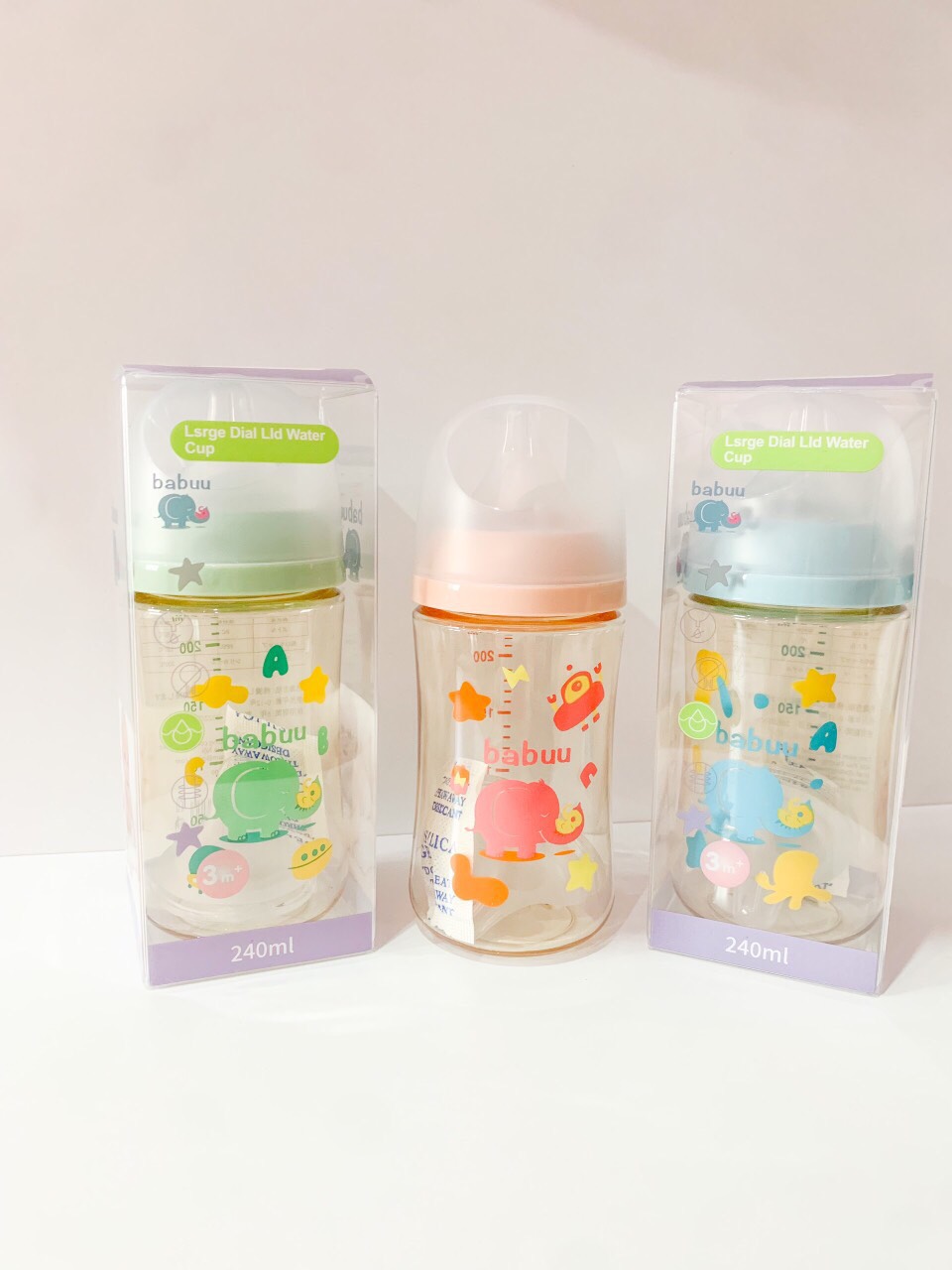 Bình sữa ppsu babuu nhật bản đủ size 90ml/1600ml/240ml