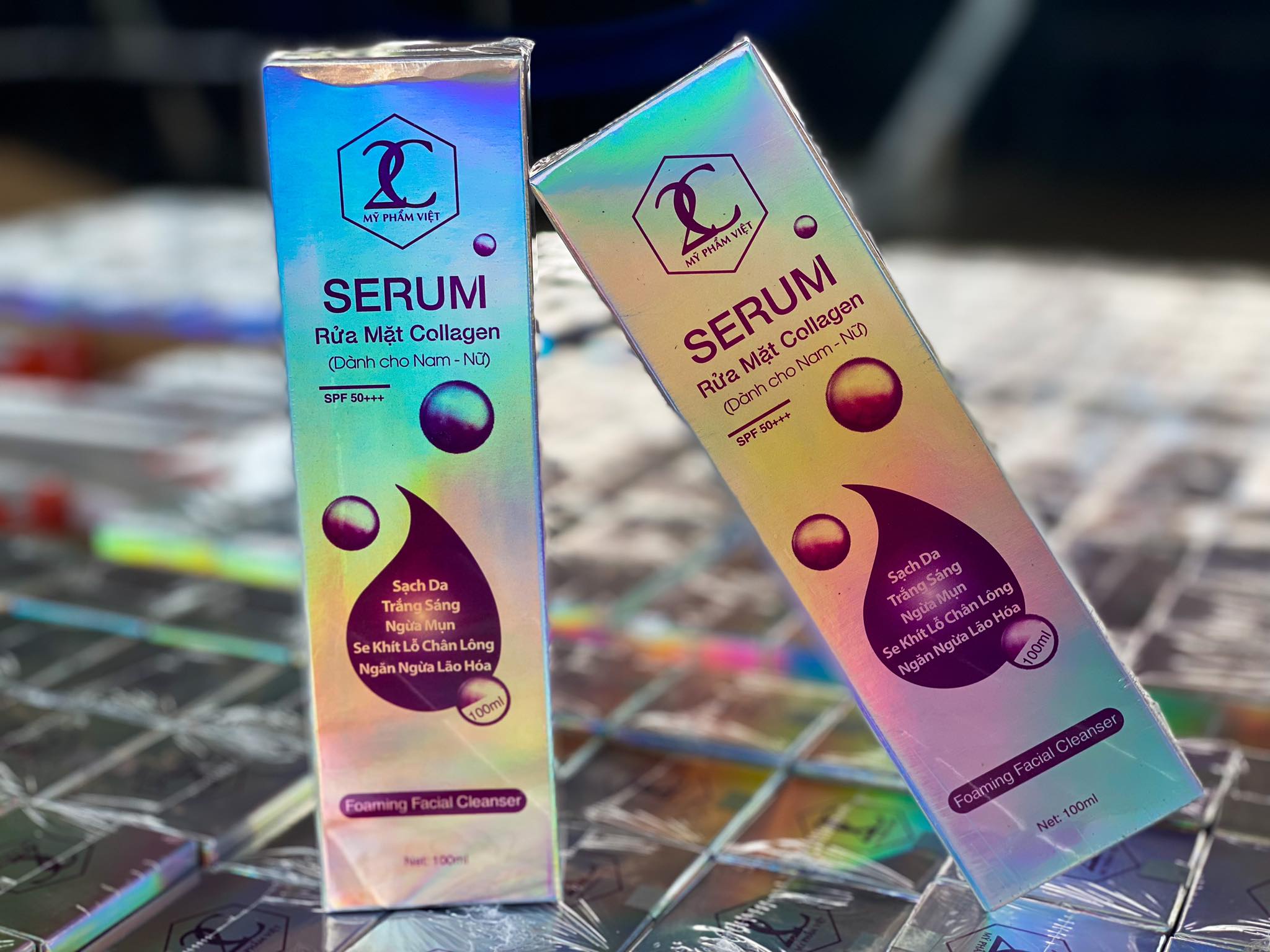 Sữa rửa mặt cho da nhạy cảm serum rửa mặt collagen 2c
