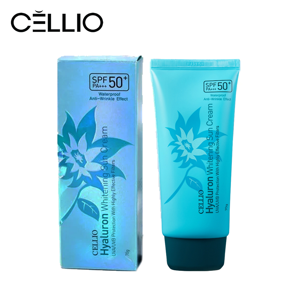 Kem chống nắng cellio hyaluron whitening sun cream spf50 pa+++ 70g – hkb765