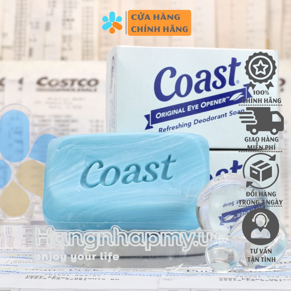 Xà bông cục sạch da coast 113g của mỹ