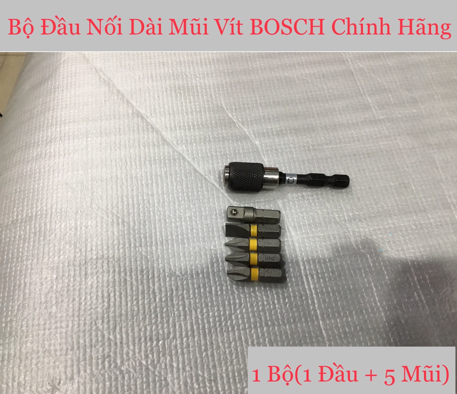 [HCM]Bộ Đầu Nối Dài Mũi Vít - Giữ Mũi Khoan