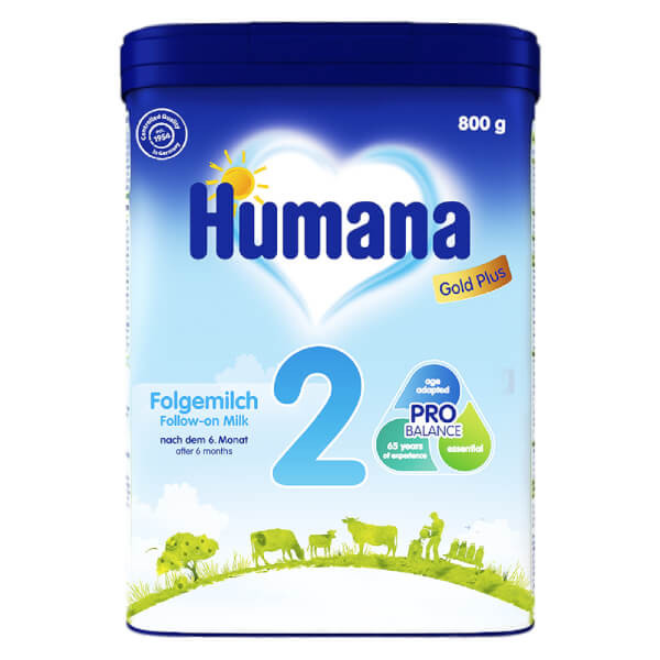 Sữa bột humana gold số 2 800g