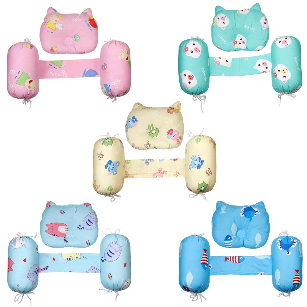 Bộ gối chặn và gối lõm bằng bông Hàn Quốc cao cấp mềm mại an toàn cho trẻ sơ sinh BGCHQKS ( ảnh và video thật ) KIBA.shop ( đồ cho trẻ sơ sinh )