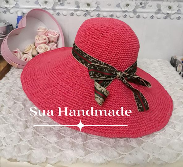 Nón handmade chất liệu sợi dệt Việt Nam
