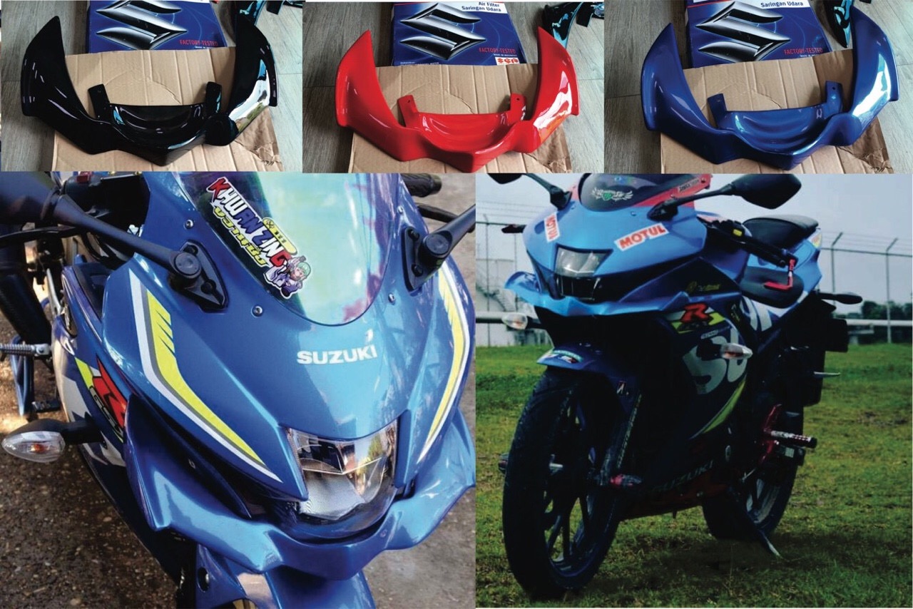 Ngàm gió độ GSX150R - GSX150 suzuki GSX