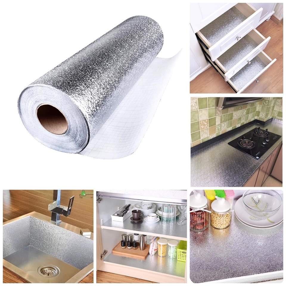 Cuộn giấy bạc dán bếp chống thấm, chống cháy