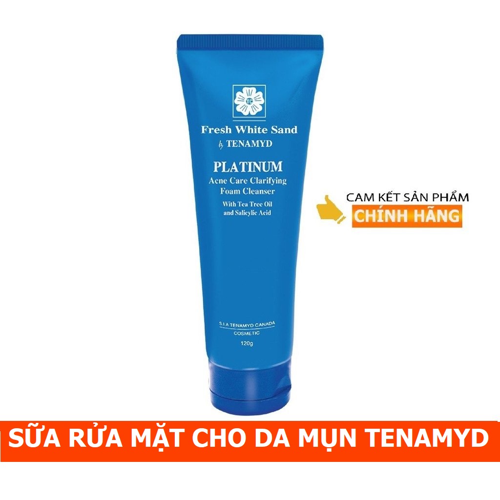 Sữa Rửa Mặt Ngăn Ngừa Mụn Tenamyd Canada - Platinum Acne Care Clarifying Foam Cleanser