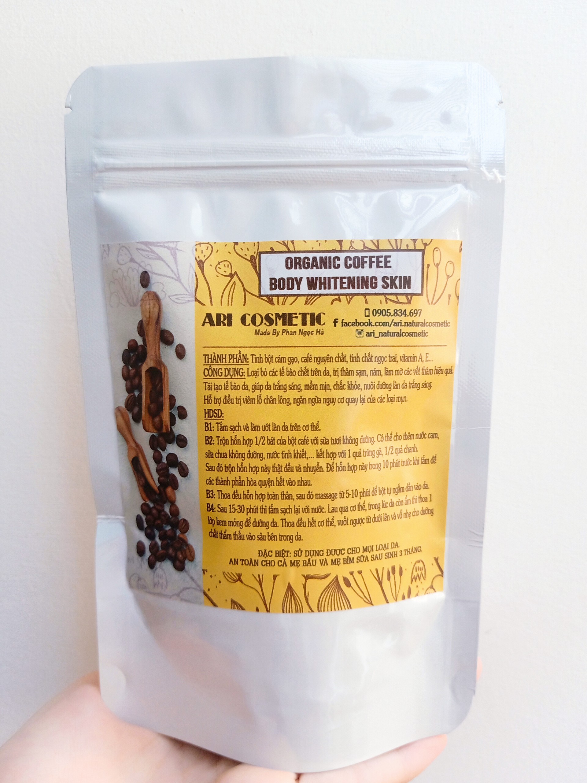 [MẪU MỚI] Bột Tắm Trắng Cafe Sữa Non - Dùng Được Cho Face & Body - CAM KẾT Trắng Ngay Lần Đầu Sử Dụng