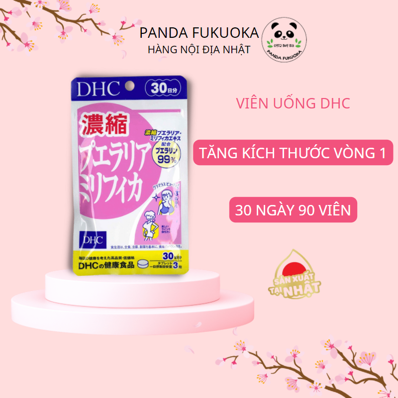 Viên Uống Nở Ngực DHC Làm Tăng Kích Thước Vòng 1 (30 ngày gói 90 viên) - Tăng Kích Cỡ Ngực Hiệu Quả - Hàng Nội Địa Nhật Panda Fukuoka