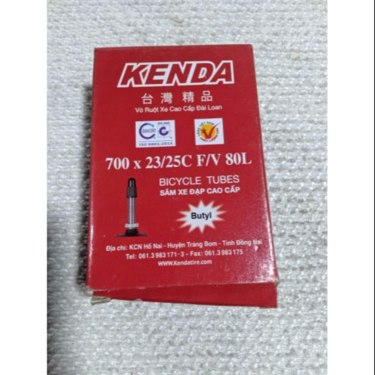 Ruột xe đạp 700x23c chính hãng kenda