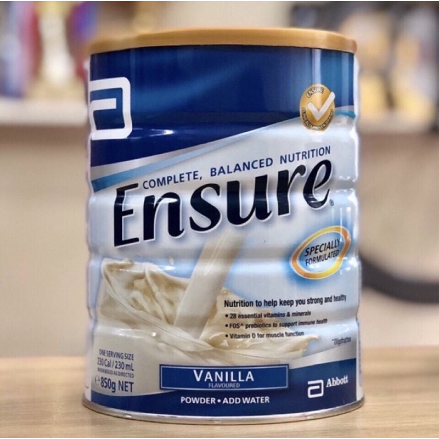 Sữa ensure úc sữa bột tăng cân hộp 850gr