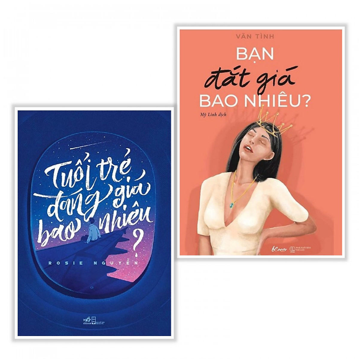 Combo sách dành cho tuổi trẻ : Tuổi trẻ đáng giá bao nhiêu + Bạn đắt giá bao nhiêu - Tặng kèm bookmark thiết kế