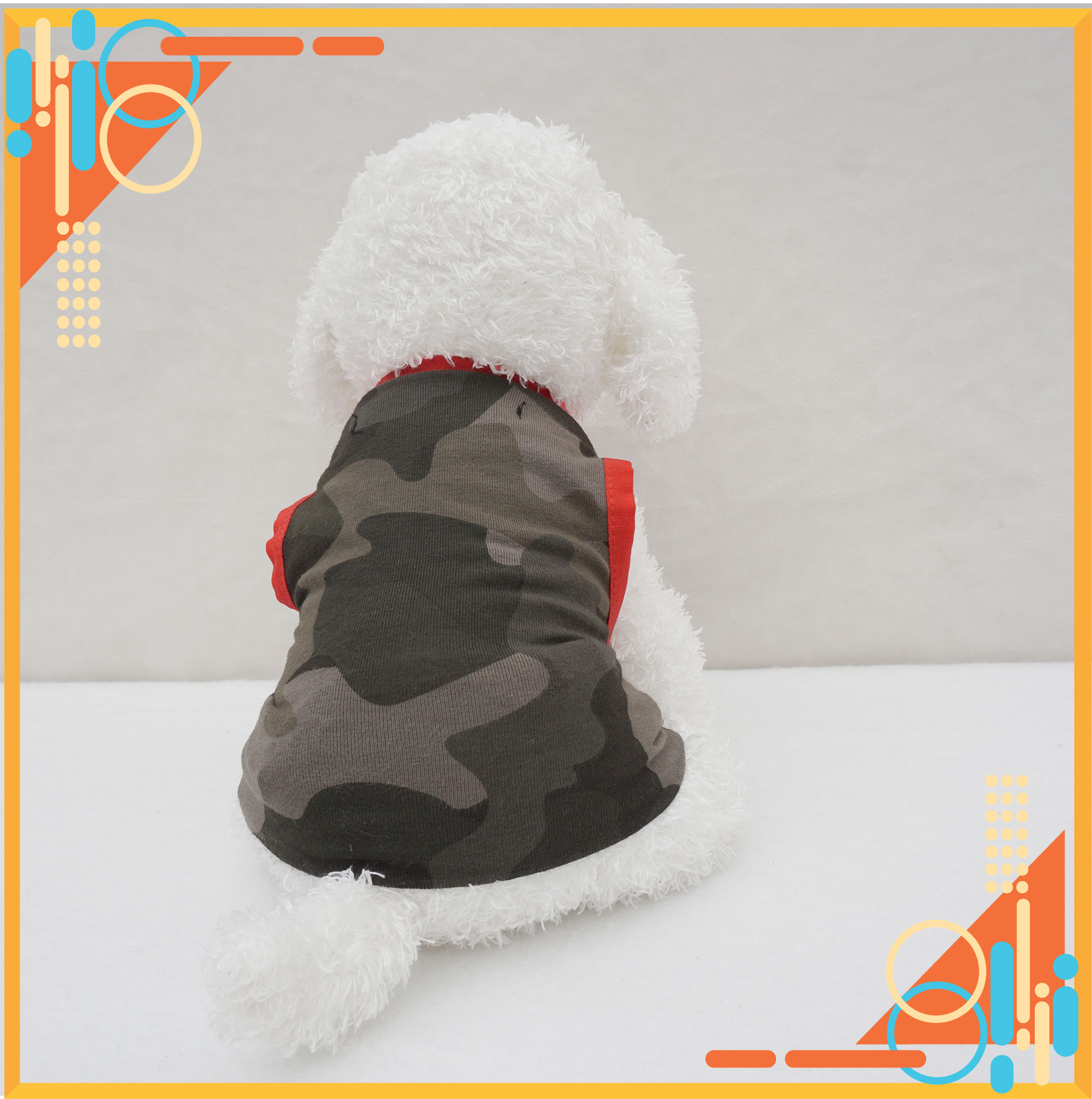 Áo cho Thú cưng, Áo 3 lỗ cotton Dằn Di PD013