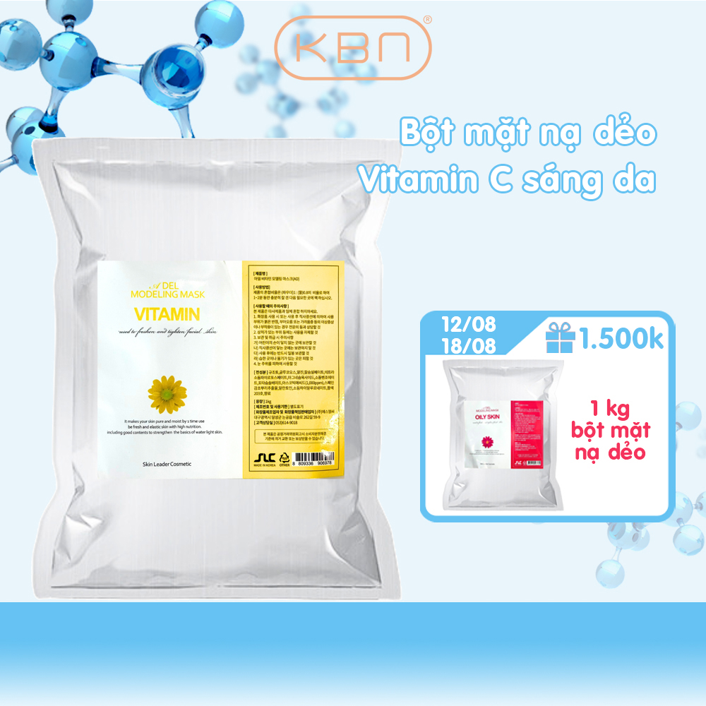Mặt nạ vitamin c - mặt nạ bột dẻo adel mask hàn quốc