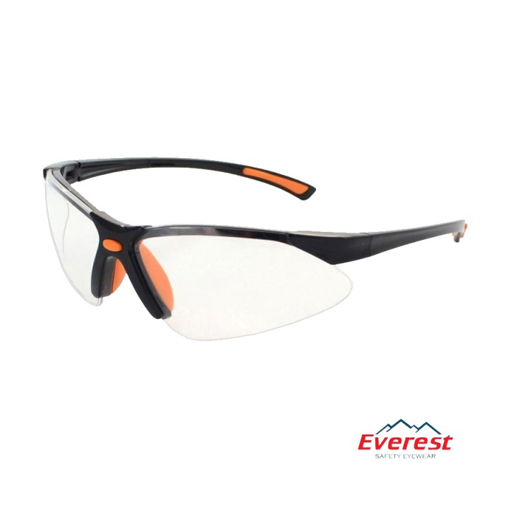 Kính bảo hộ Everest EV303 trắng bạc - Kính chống bụi chống trầy xước chống tia UV