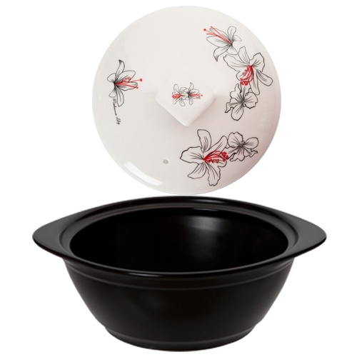 Nồi đất hamony nắp hoa ly donghwa hàn quốc cs005 23.5cm 1185ml