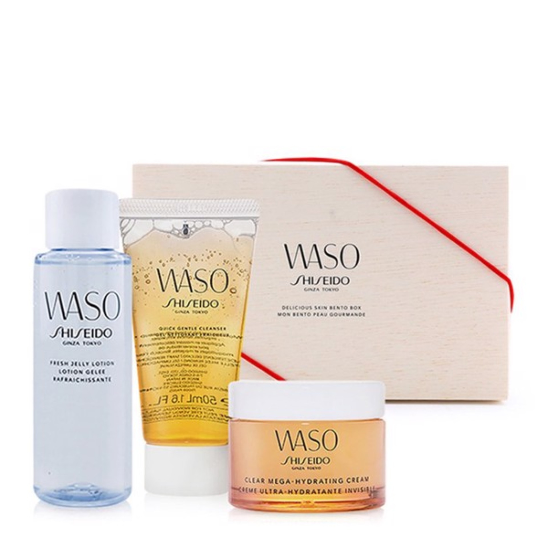 SET KEM DƯỠNG DA SHISEIDO WASO SET DELICIOUS SKIN BENTO BOX