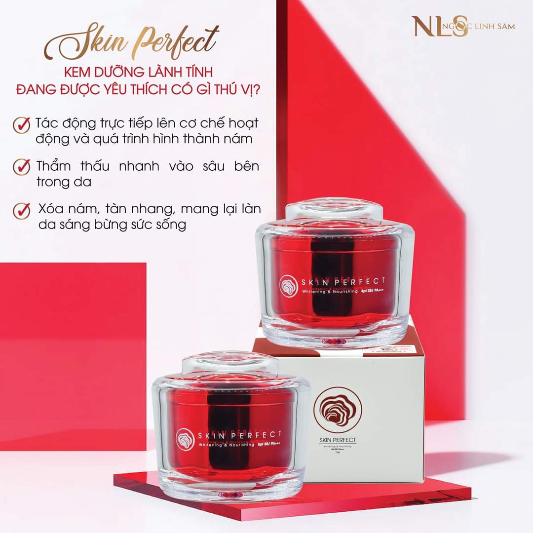 Kem dưỡng trắng da Ngọc Linh Sâm - mờ thâm nám sáng mịn da