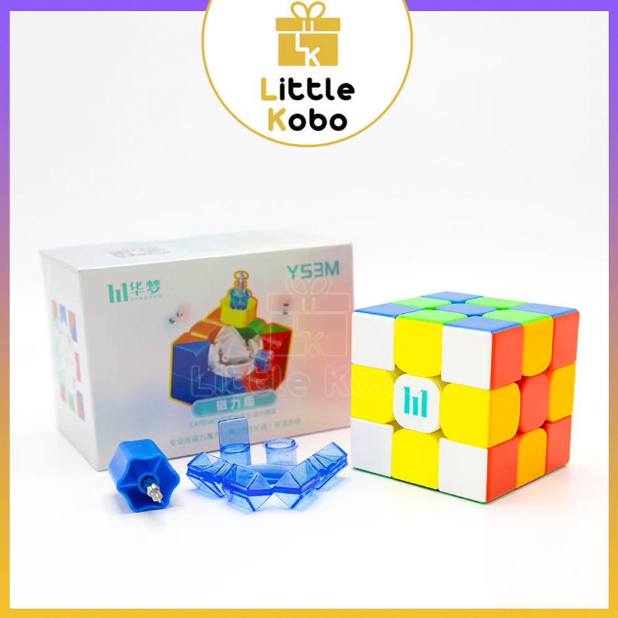 Rubik 3x3 MoYu HuaMeng YS3M 3x3 2023 Magnetic Maglev Ball Core Rubic Nam Châm 3 Tầng Stickerless 3x3x3 Đồ Chơi Trí Tuệ