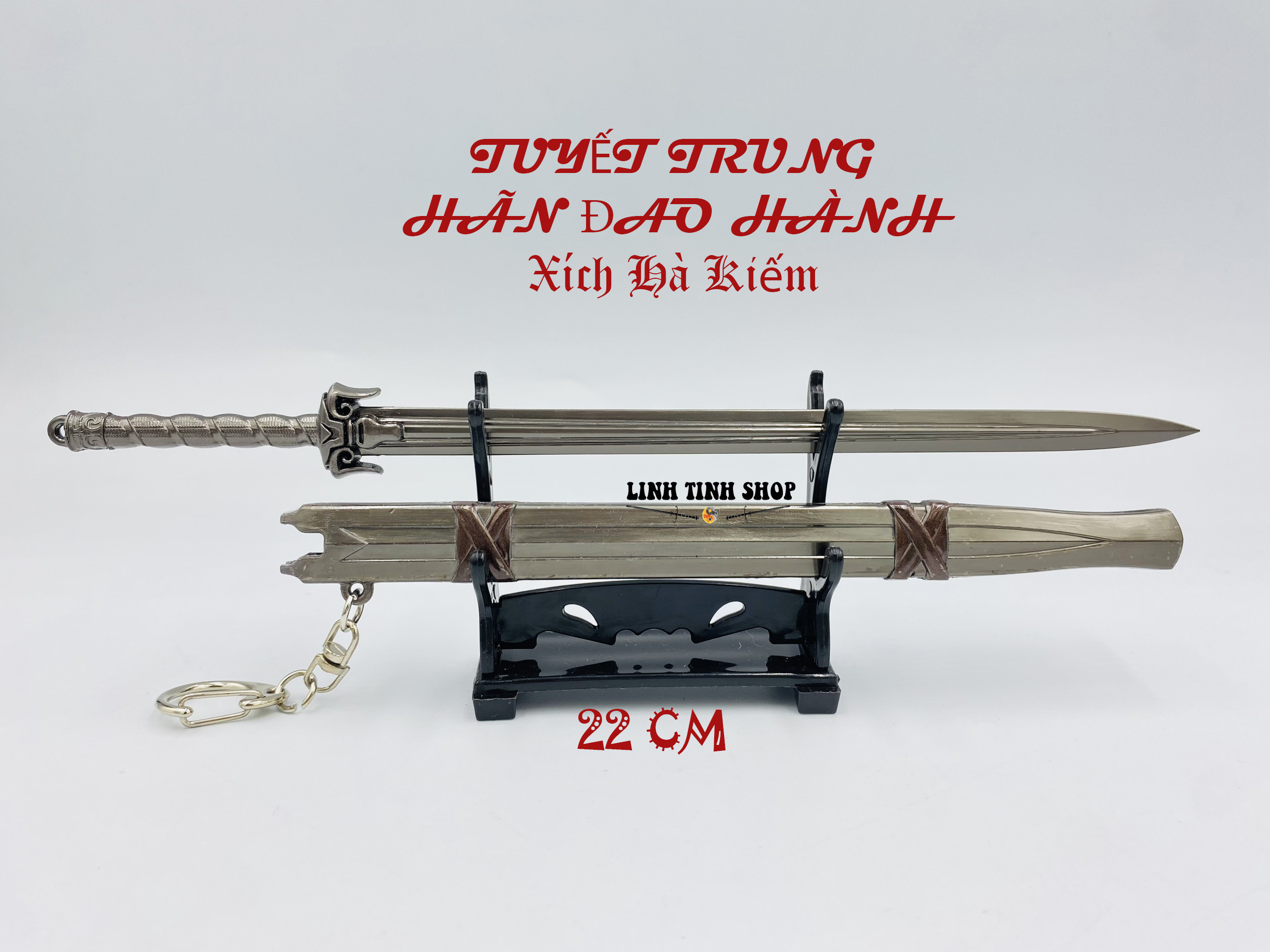 Mô hình trưng bày Xích Huyết Kiếm Tuyết Trung Hãn Đao Hành