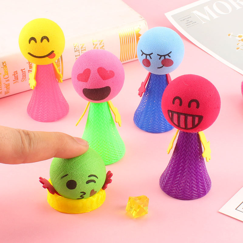 Đồ chơi búp bê mặt cười, búp bê bật nảy có đèn cho bé gái siêu dễ thương