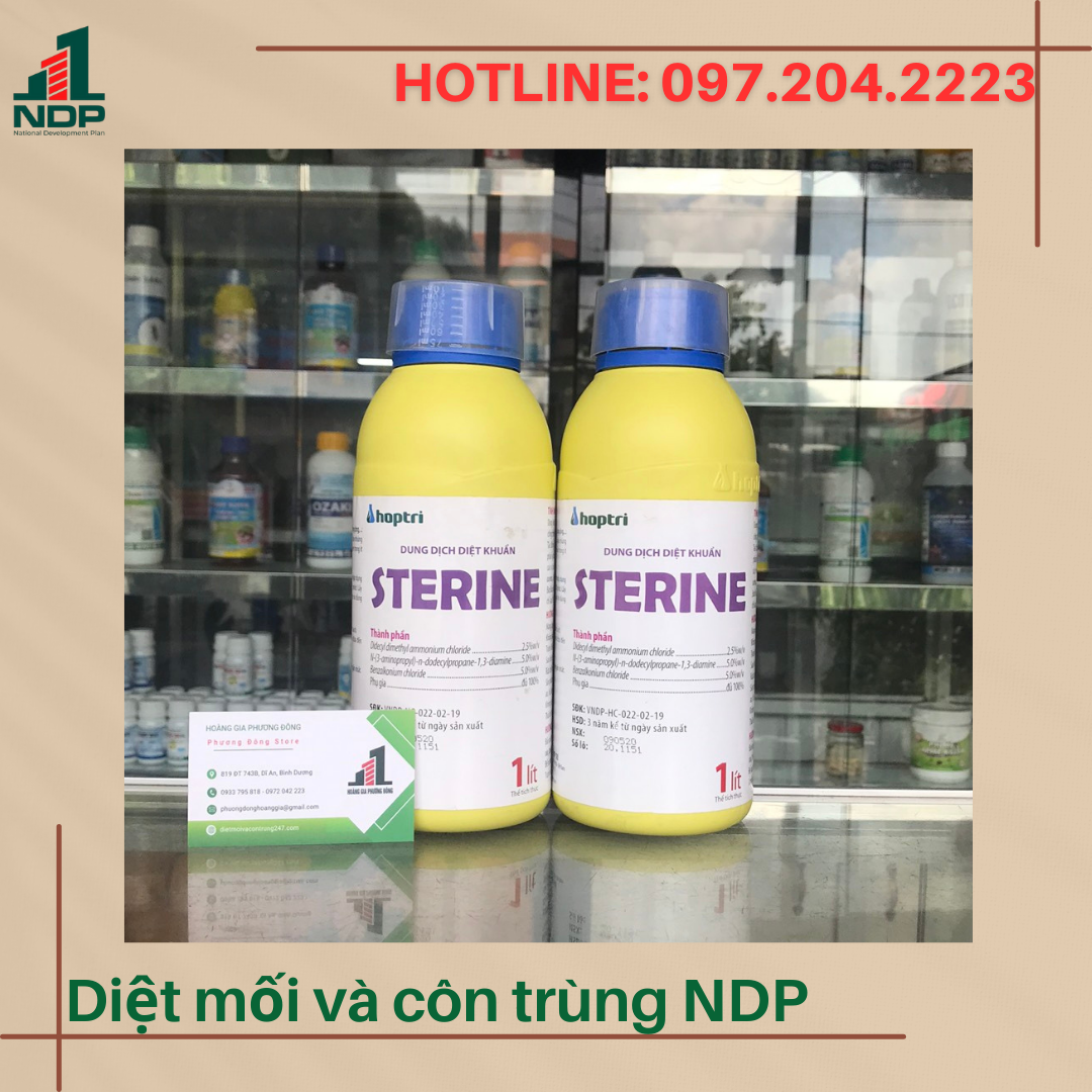 Thuốc diệt khuẩn khử trùng Sterine - Chai 500ml