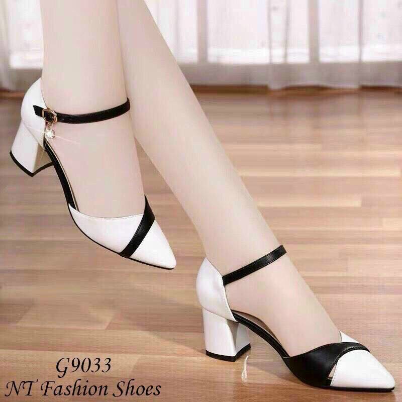 [HCM]GIÀY CAO GÓT SANDAL 5P SIÊU ĐẸP  CHẤT LIỆU DA TRƠN  THIẾT KẾ SIÊU TRẺ TRUNG  XINH XẮN QCS