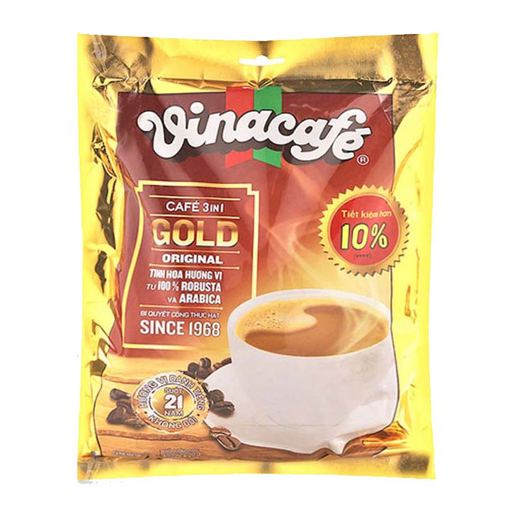 Cafe vina Gold original bịch 24 gói x20g