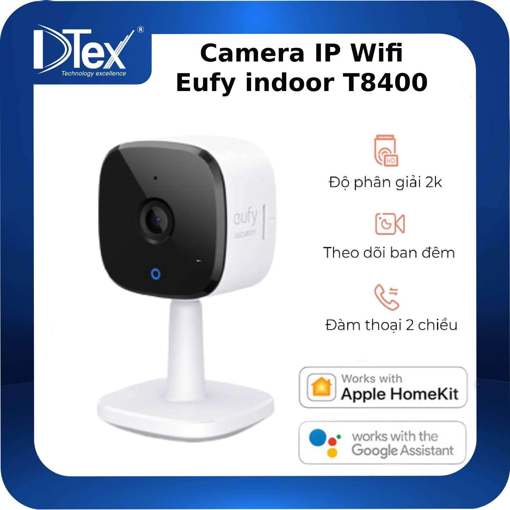 Camera IP Wifi Eufy indoor T8400 2K - Hàng Chính Hãng