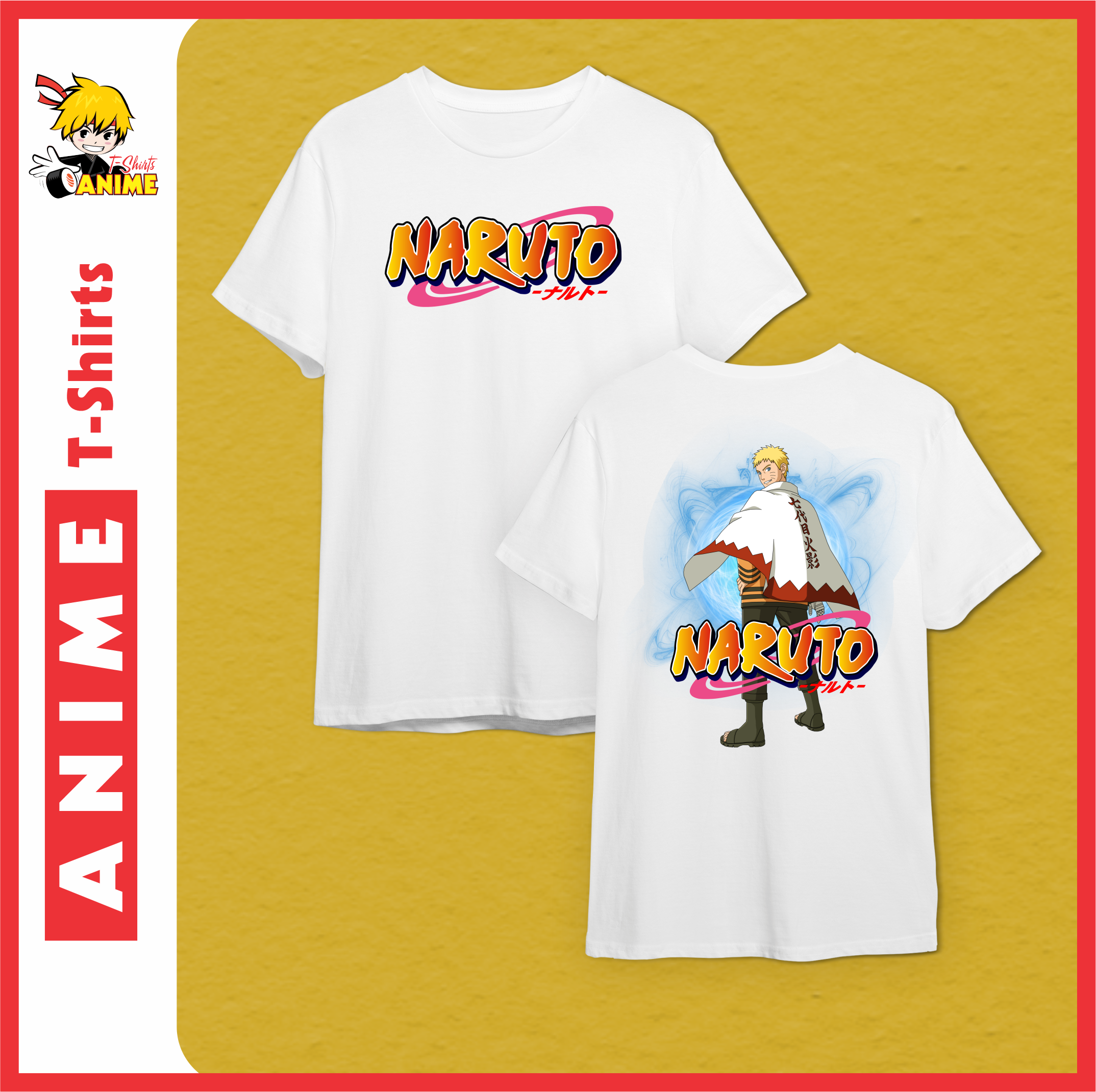 Áo Thun Naruto Cực Chất | Áo in hình Naruto hiền nhân, Hokage