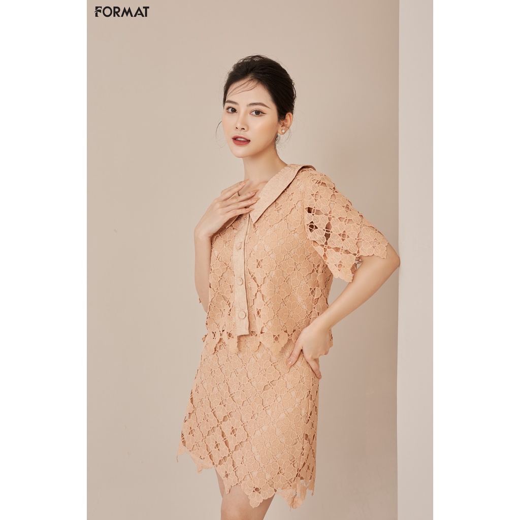 Bộ áo & chân váy nữ format 1 lớp lịch sự, thời thượng b9cls504k