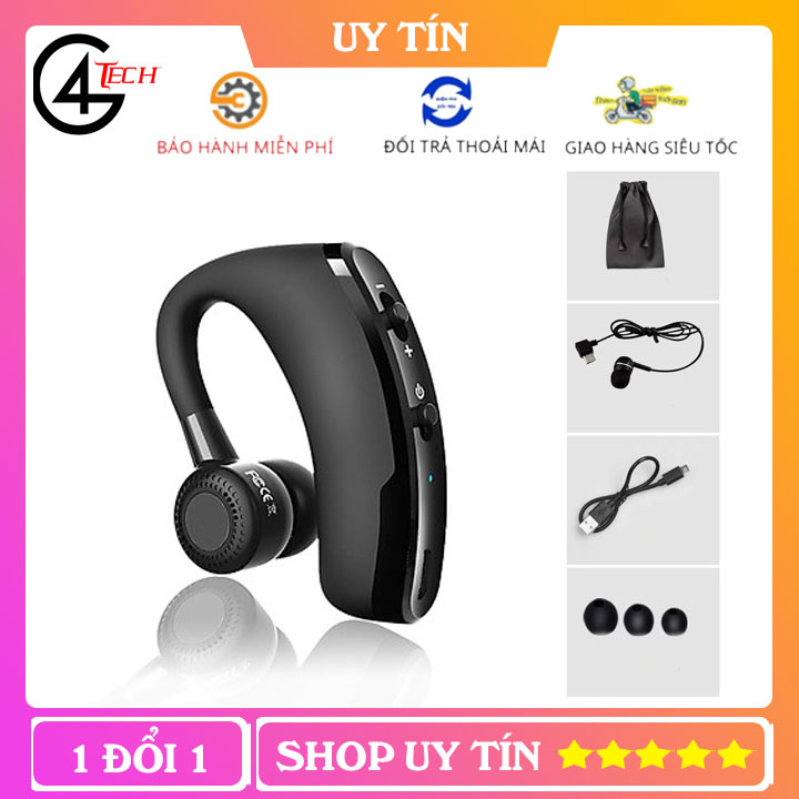 Tai nghe bluetooth V9 không dây có mic pin cực trâu, chống ồn âm thanh chuẩn