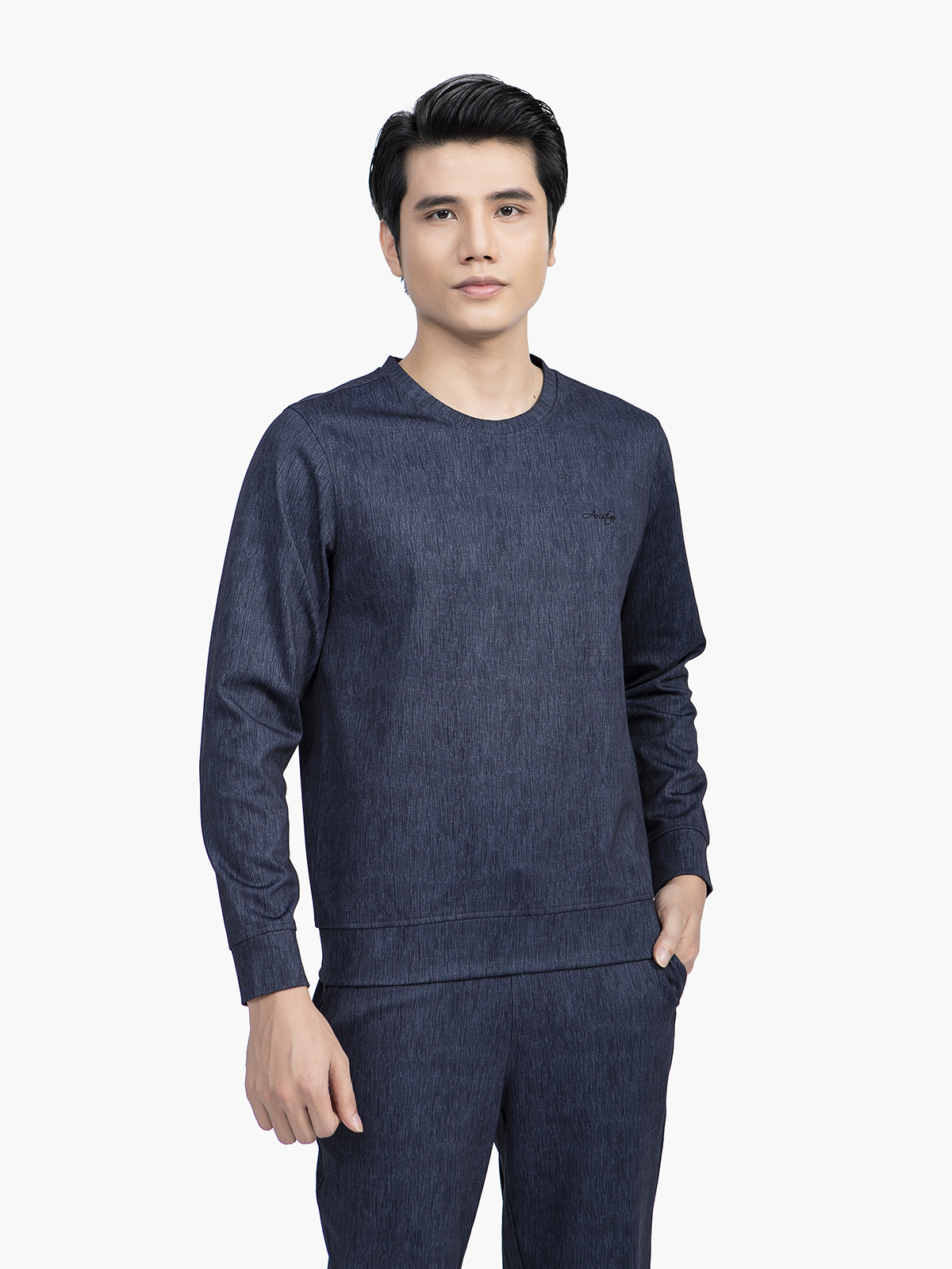 Bộ đồ thu đông nam aristino alh010w1 - 2021