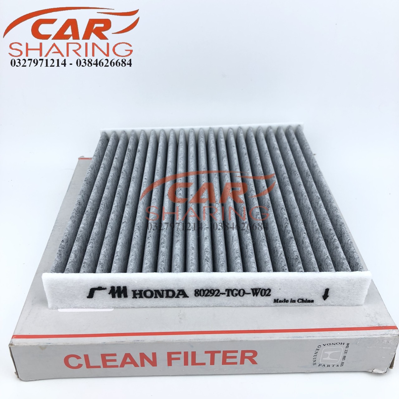 Lọc gió điều hoà than hoạt tính Honda city 08-nay, CRV 2017-nay,Civic 16-nay,Brio 18-nay, HRV 15-nay 80292-SDG-W02