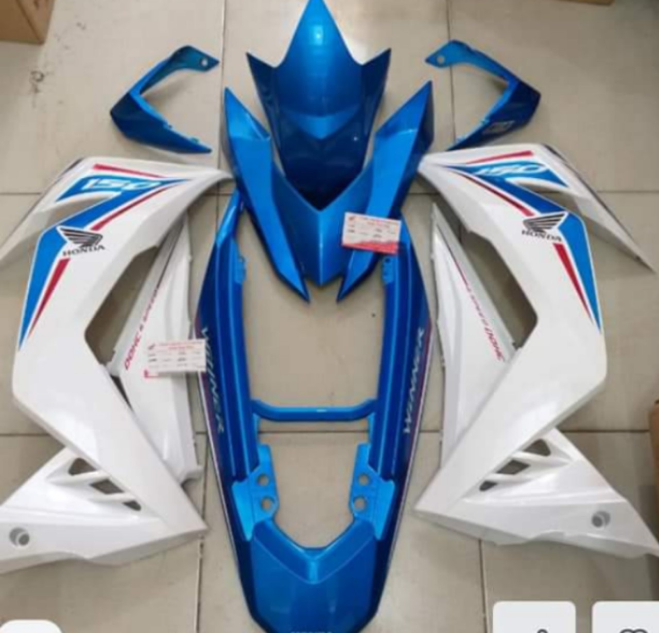 [HCM]HONDA-DÀN ÁO CHO XE WINNER  V1  9 MÓN HÀNG ZIN CHÍNH HÃNG MÀU XANH  CÓ ĐỦ  MÀU