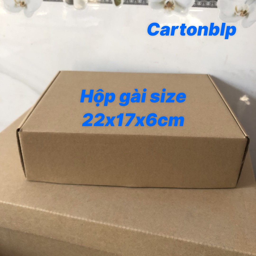 COMBO 20 HỘP CARTON GÀI SIZE 22X17X6CM ĐỰNG QUẦN ÁO, PHỤ KIỆN...