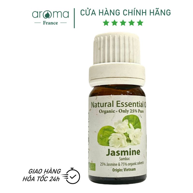Tinh Dầu Aroma Hoa Lài hoa nhài Sambac 25%  Jasmine Sambac 25% - 10ml/15ml/30ml/50ml