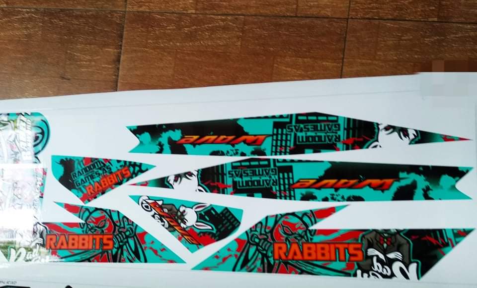 [HCM]tem rời wave chế thỏ rabbit  có đổi màu tem theo xe nhé mọi người