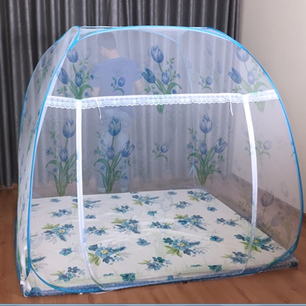 Mùng (Màn) Chụp Tự Bung Đỉnh Rộng, Mùng Ngủ Thông Minh 1m8x2m