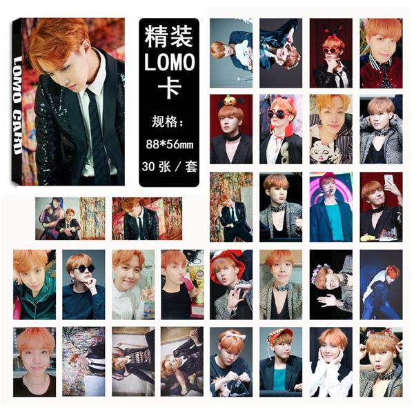 Hộp ảnh lomo card bangtan boys 5x8 wings jhope album ảnh idol thần tượng hàn quốc